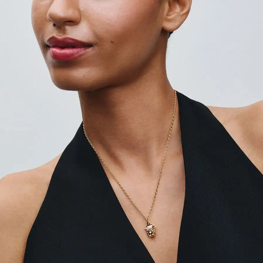 925 Silver Avocado Double Dangle Heart Charm | Eternity Circle Pendant | Fits Original Pandora Bracelet & Necklace | DIY Jewelry