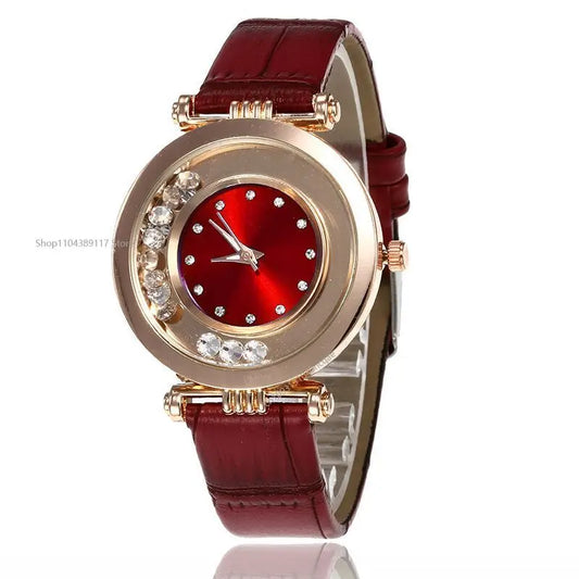 Watches for Women Female Luxury Temperament Ladies Watch Leather Belt Watch Analog Quartz Watch Reloj Mujer Montre Femme