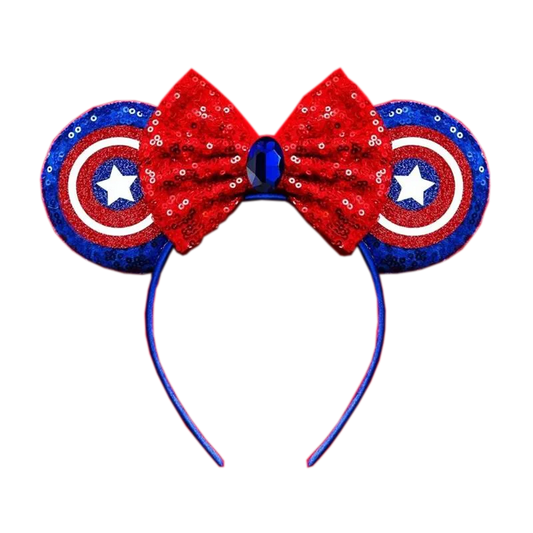 Mickey hair accessories, sequins, bows, party decorations, children's hair bands, hair accessories wholesale