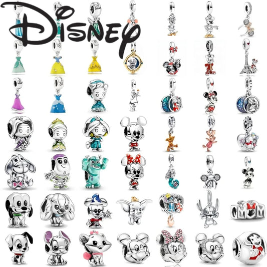 2025 New Disney Princess Dress Bead Pendant 925 Silver – Fits European Original Bracelet DIY Exquisite Jewelry