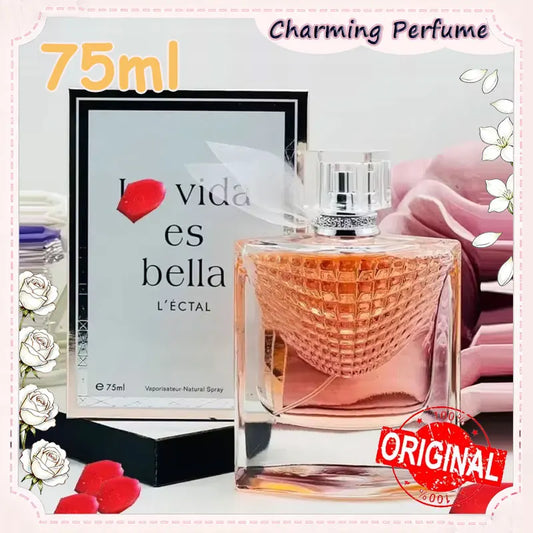 True Love Women’s Perfume 75ml Original Rose Fragrance Long-Lasting Fresh Romantic Scent