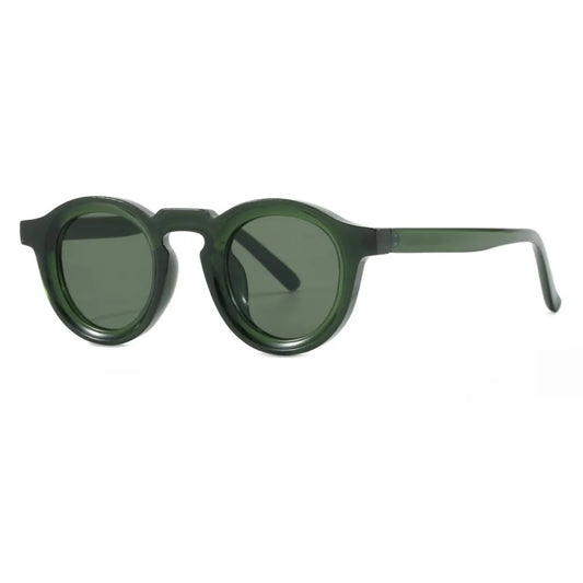 Round Sunglasses Women Men Punk Shades Retro Trending Sun Glasses Clear Lens Frame UV400 Female Oculus Gafas