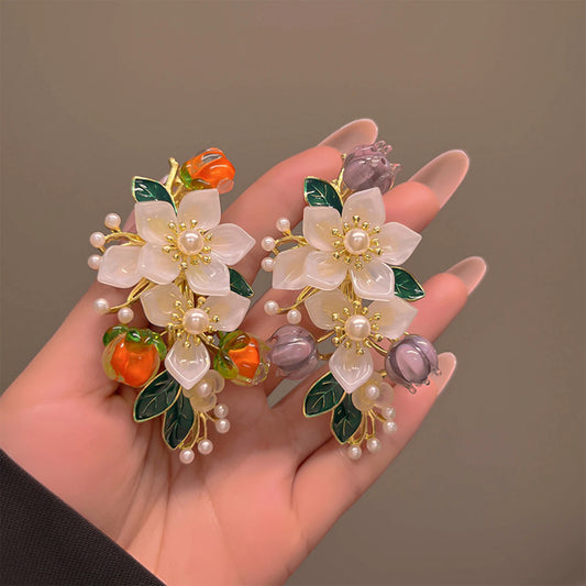 Bridal Flower Hair Clip Headpiece Wedding Hair Accessories Barrettes Hairpins Women Girls Fashion Hair Accessories Headwear
