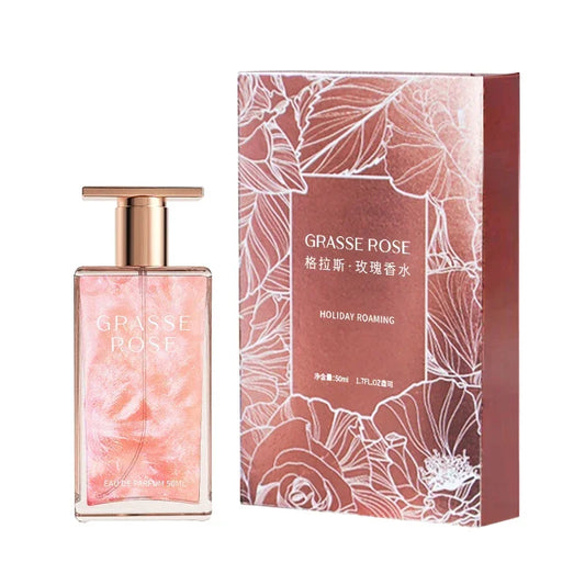 50ml Grasse Rose Women’s Perfume Long-Lasting Eau de Toilette Mist Spray Daily Wear Gift