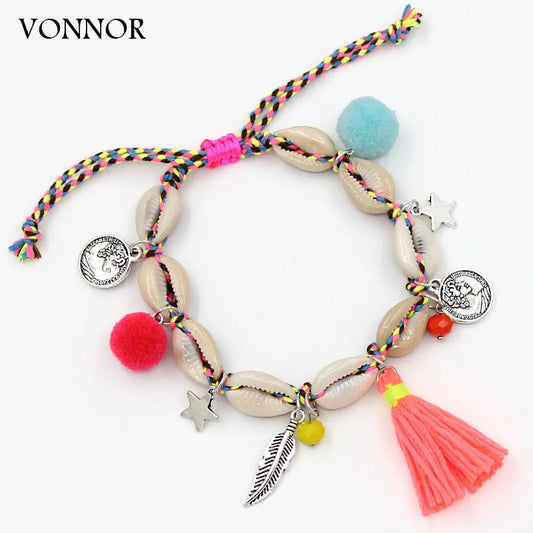 Anklets for Women Handmade Boho Jewelry Summer Beach Barefoot Sandals Bracelet anklet on the leg Female Ankle Strap