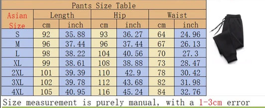 Casual Printed Sports Running Trousers – Unisex Autumn Drawstring Fitness Sweatpants