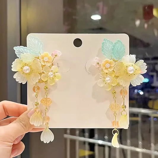 New Hanfu Headwear Daughter's Tassel Hair Accessories Chinese Style Hair Accessories Holiday Gifts