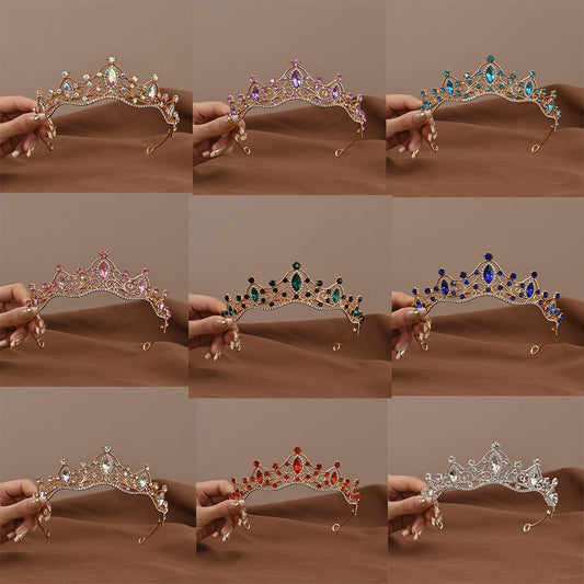 Princess Crystal Crown for Women Headbands Hair Accessories Bridal Wedding  Party Prom Jewelry Hair Accessories Decoration