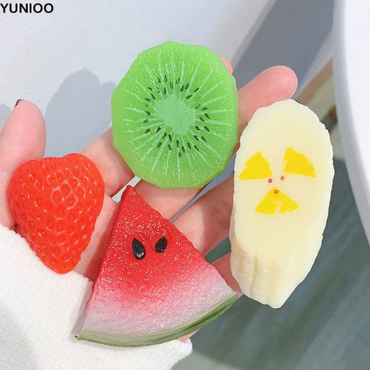 Hair Accessories  Side Clips Food Ornament Women Barrettes Korean Style Hairpin Simulation Fruit Hair Clips Duck Bill Clips