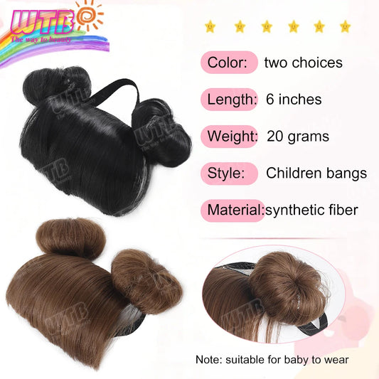 Baby Wig Bangs Hairband Children's Hair Accessories Baby's First Birthday Photography Styling Hair Accessories Gift
