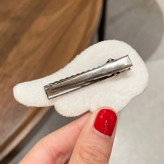 Beautiful girl hair accessories plush angel wings hair clip hair accessories hair accessories accessories