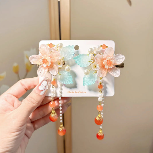 New Hanfu Headwear Daughter's Tassel Hair Accessories Chinese Style Hair Accessories Holiday Gifts