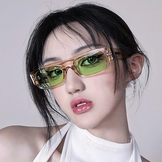 Women's Sunglasses Big Frame Purple Square Glasses Vintage Rectangle Sun Glasses Outdoor Sport Shades Punk Glasses Gafas De Sol