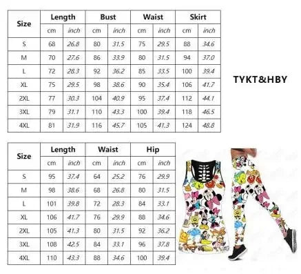 Disney Hello Kitty 3D Hoodie Women’s Hoodie and Leggings Set Patchwork Yoga Pants Sweatpants Fashion Sports Set