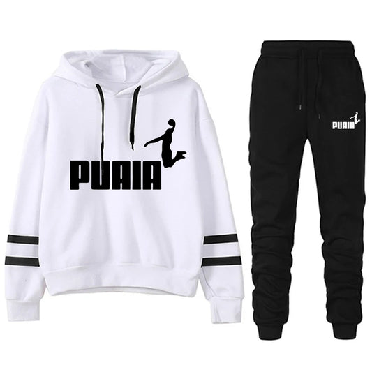 Jogging Women’s Tracksuit Casual Sports Suit 2025 Stripe Hoodie Two Piece Comfortable Matching Set