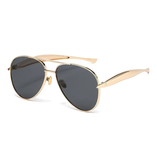 Women's Sunglasses Metal Retro Simple High-level Fashionable Sunglasses Vacation Sunshade Luxury Brand High-quality Sunglasses