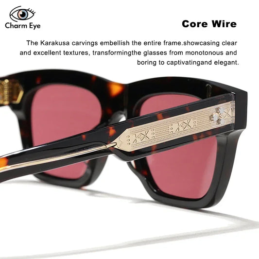 New Sunglasses for Women SCASH High Quality Handmade Square Original Design Acetate Luxury Outdoor Fashion UV400 Sun Glasses Men