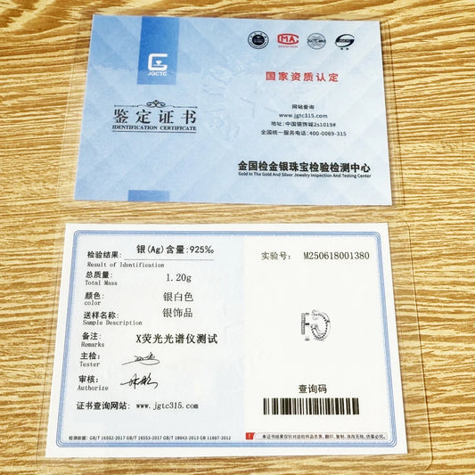 Hot Sell 925 Silver Hoop Earrings – Infinite Love White Stone Rose Gold Heart Pendant for Women | DIY Jewelry