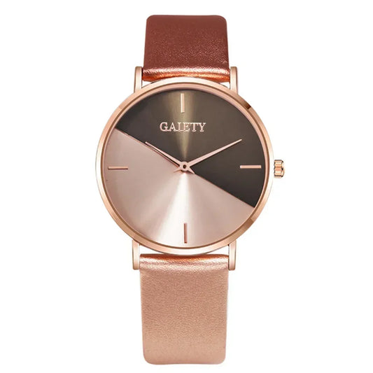 Fashion Ladies Watch for Women Quartz Watches Double Color Women's Hand Watches Elegant Women's Wrist Lovers Watch 2023 Bracelet