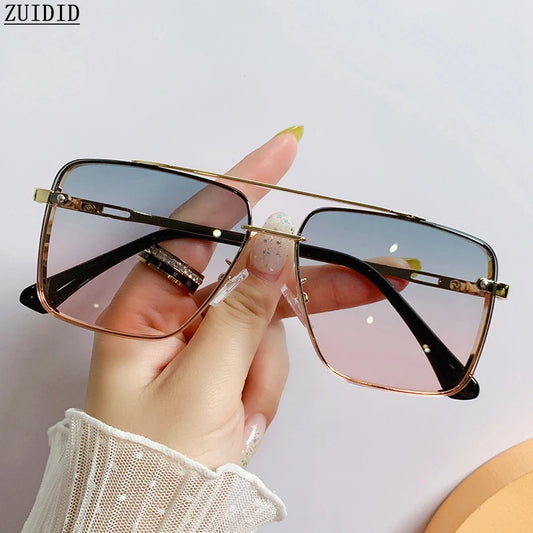 Sunglasses Women 2022 Square Fashion Glasses Rimless Shades  Retro Vasos Decorativos Lunette De Soleil Femme Zonnebril Dames Sol