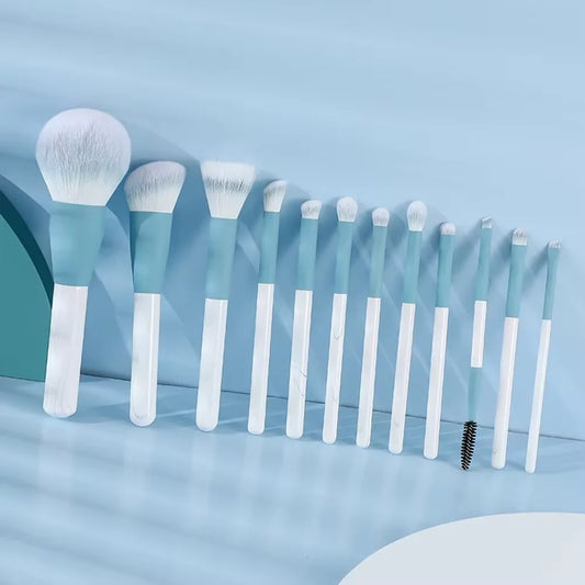 12 Professional Makeup Brush Soft Portable Makeup Brush Foundation Blush Powder Eyeshadow Concealer Blend Makeup Tools