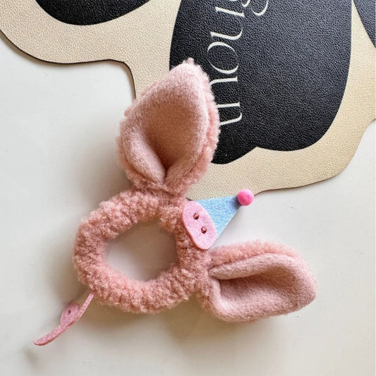 17cm Labubu Doll Cute Cartoon Hair Accessories Bee Elephant Bear Pig Labubu Hair Accessories