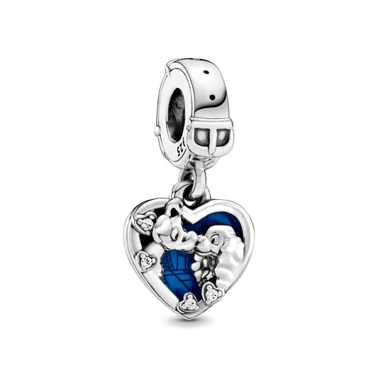 Disney Lion King Beauty and the Beast Donald Duck Charms | 925 Sterling Silver Beads | Fit Original Bracelet & Necklace
