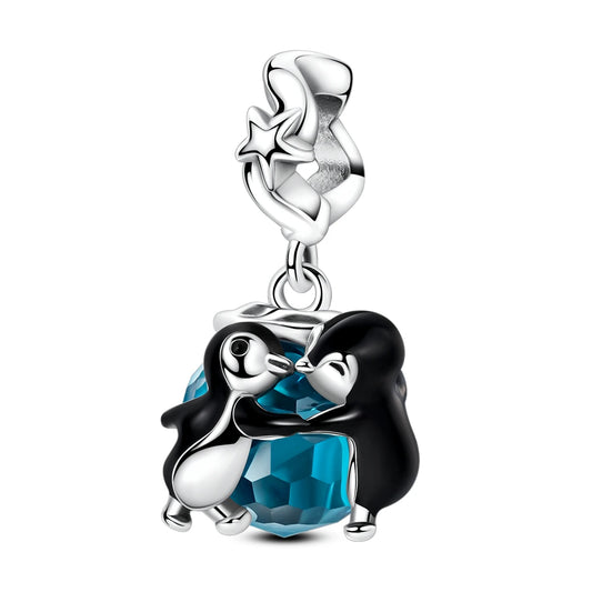 Charms 925 Silver Winter Series – Penguin & Snow Boots Beads Fit Original Bracelet DIY Woman Jewelry